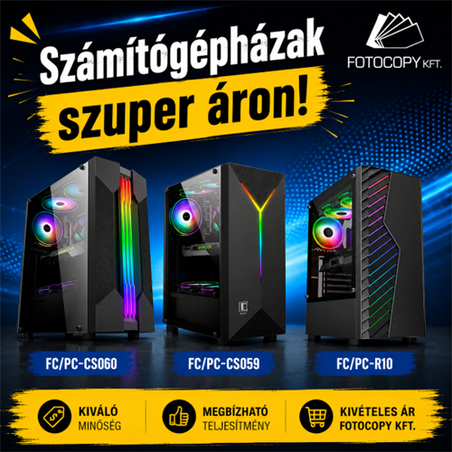 Számítógépházak szuper áron!