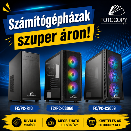 Számítógépházak szuper áron!