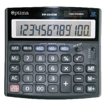 Számológép asztali OPTIMA SW-2242DM 12 digit