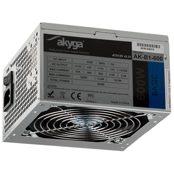Táp Akyga basic 600W atx tápegység ( AK-B1-600 )