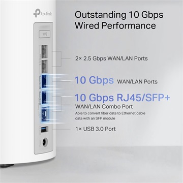 TP-LINK DECO BE85 (2-PACK) Wireless Mesh Networking system BE19000 Wi-Fi 7