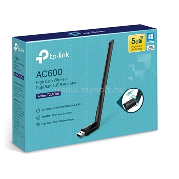 Tp-Link hálózati adapter USB Wireless WiFi Archer T2U Plus AC-600 Dual Band
