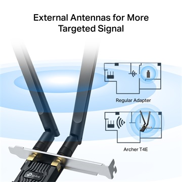 Tp-Link Archer T4E Wireless Adapter PCI-Express Dual Band AC1200