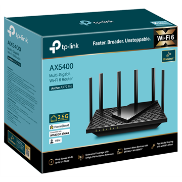 TP-Link Archer AX72 Pro router AX5400 Dual-Band Gigabit WiFi 6E