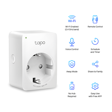 Tp-Link Tapo P100 okos Wi-Fi-s dugalj