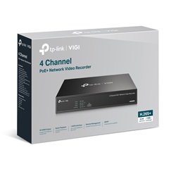 Tp-Link VIGI NVR1004H-4P 4 csatornás PoE+ hálózati videórögzítő