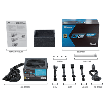 Táp Seasonic G12 GM-750 750W