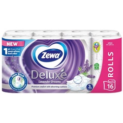 Toalettpapír 3 rétegű 16 tekercs/csomag Zewa Deluxe Levendula
