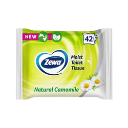 Toalettpapír nedves 42 lap/csomag Zewa Nature Camomile