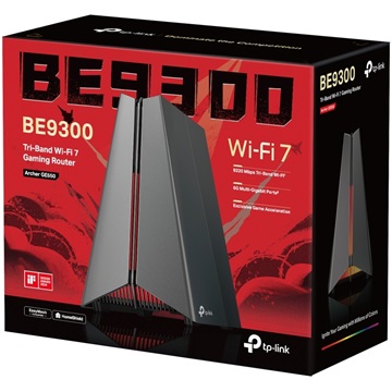Tp-Link Archer GE550 router BE9300 Tri Band Gigabit WiFi 7 Gaming