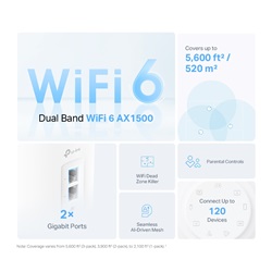 Tp-Link DECO X10 (3-PACK) Wireless Mesh Networking system AX1500
