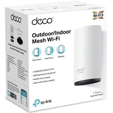 Tp-Link Deco X50 Outdoor AX3000 Kültéri Whole Home Mesh WiFi 6 eszköz