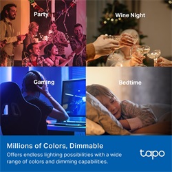 Tp-Link LED Izzó Wi-Fi-s E14, Multi Color, TAPO L430C (2-PACK)