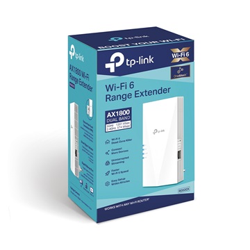 Tp-Link RE600X AX1800 Wi-Fi 6 Range Extender White