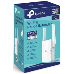 Tp-Link RE605X Wifi Lefedettség Növelő/Jeltovábbító AX1800 Range Extender