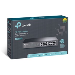 Tp-Link Switch 16 Port Gigabit Easy Smart. 8 PoE+ port (TL-SG1016PE)
