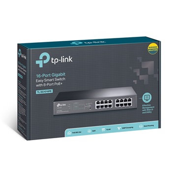 Tp-Link Switch 16 Port Gigabit Easy Smart. 8 PoE+ port (TL-SG1016PE)