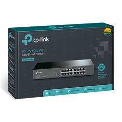 Tp-Link Switch 16 Port Gigabit Easy Smart (TL-SG1016DE)
