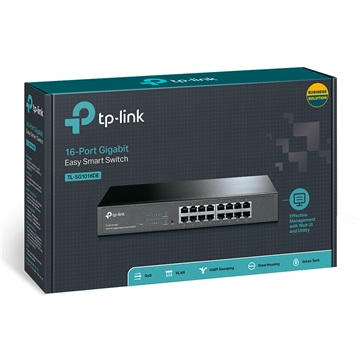 Tp-Link Switch 16 Port Gigabit Easy Smart (TL-SG1016DE)