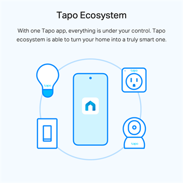 Tp-Link Tapo L510E Okos LED Izzó E27, WiFi, Szabályozható Fényerő