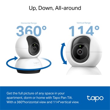 Tp-Link TC74 Pan/Tilt AI Home Security Wi-Fi Camera