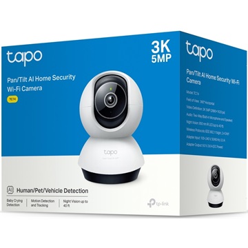 Tp-Link TC74 Pan/Tilt AI Home Security Wi-Fi Camera