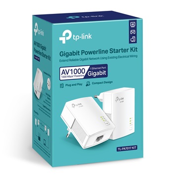Tp-Link TL-PA7017 KIT Powerline AV1000 1x1000Mbps