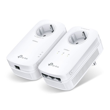 Tp-Link TL-PA8033P KIT AV1300 3-Port Gigabit Passthrough Powerline Adapter Kit