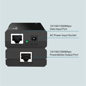 Tp-Link TL-POE150S POE Injektor 15W