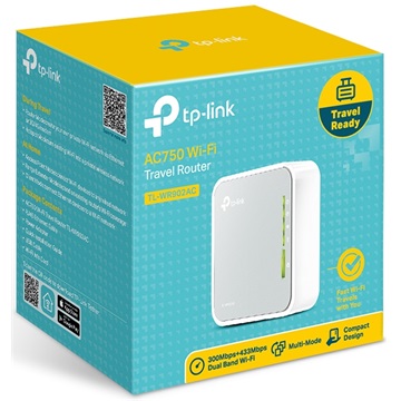 Tp-Link TL-WR902AC AC750 utazó router