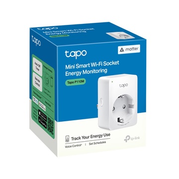 Tp-Link TAPO P110M Okos Dugalj Wi-Fi-s Mini, Fogyasztás mérővel