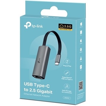 Tp-Link UE302C Átalakító USB Type-C to Ethernet Adapter 2500Mbps