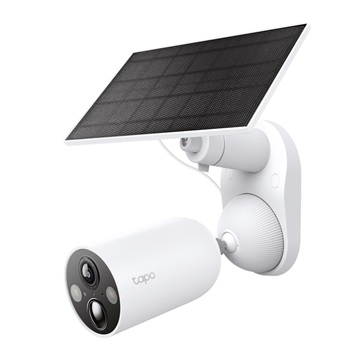 Tp-Link Wireless Kamera Cloud beltéri/kültéri + Okos Solar Panel IP65, TAPO C425 KIT
