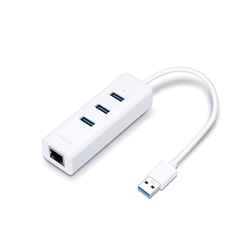 Tp-Link hálózati adapter USB3.0 - Gigabit Ethernet + 3DB USB 3.0 PORT (UE330)