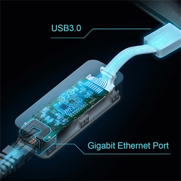 Tp-Link hálózati adapter USB3.0 - Gigabit Ethernet (UE300)
