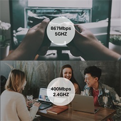 Tp-Link hálózati adapter USB Wless WiFi Archer T3U AC-1300 Dual Band