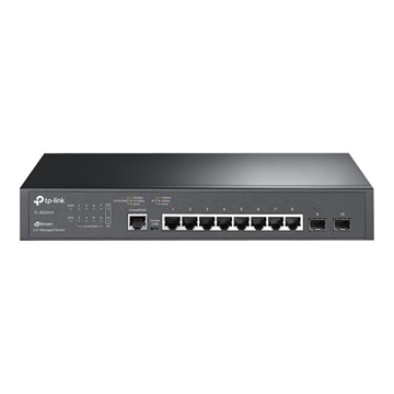 Tp-Link switch JetStream 8-Port Gigabit L2 menedzselhető (TL-SG3210)