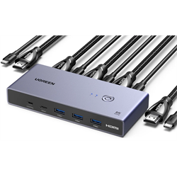 UGREEN HDMI 2.1 KVM Switch 2in1 Out
