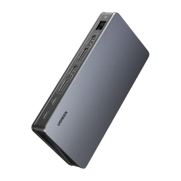 UGREEN Revodok Pro CM615 Adapter hub USB-C - 2x USB-A, 1x USB-C 3.1, 2x HDMI, 2x DP, SD/TF, RJ45