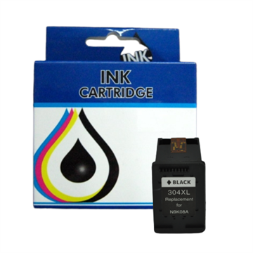 Utángyártott tintapatron N9K08AE (304XL) black ECO