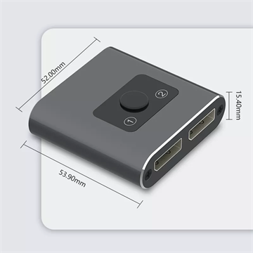 VCOM 2 portos Bi-Directional DisplayPort switch (DD732BI)