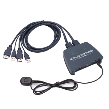 VCOM 2 portos DisplayPort KVM switch (DD251-4K)