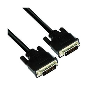 VCOM kábel DVI dual link 3m, fekete (DVI24+1 M/M, 1080P)