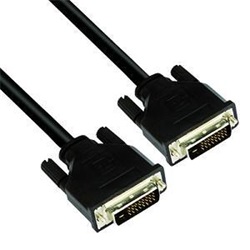 VCOM kábel DVI dual link 3m, fekete (DVI24+1 M/M, 1080P)