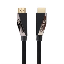 VCOM kábel HDMI (apa-apa) 2m (v2.1, 19M/M, 3D) fekete-ezüst (CG860-2.0)