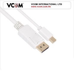 VCOM kábel mini Displayport 1.2V - Displayport 1.2V 1,8m, fehér (CG681-1.8)