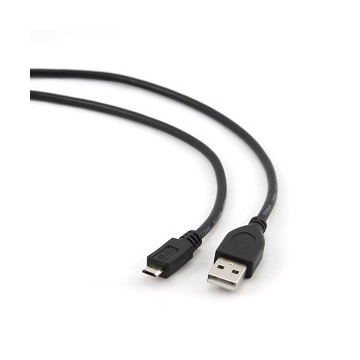 VCOM kábel USB 2.0, micro USB 1M fekete (CU-271-1M)