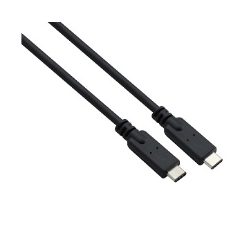 VCOM kábel USB 3.1 TYPE-C - USB3.1 Type-C 1m, fekete (apa-apa) (CU-400)