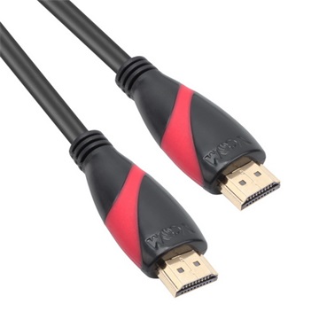 VCOM kábel HDMI (apa-apa) 5m (v1.4, 19M/M, 3D) piros-fekete