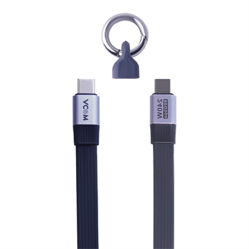 VCOM kábel USB4 V2.0 Type-C - Type-C kábel lapos kábelkialakítással